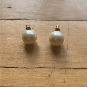 Faux Pearl Earrings